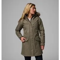 Columbia Parka SUTTLE MOUNTAIN LONG INSULATED JACKET sportlicher Parka, für Wandern und Trekking, mit Polyester-Wattierung