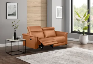 OTTO home 2-Sitzer "Lund, mit Relaxfunktion und Kopfteilverstellung" manuell od. elektrisch (m.USB-C), Echtleder, Kunstleder, Webstoff