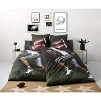 OTTO home Bettwäsche Joonas, Renforcé, 2 teilig, Fußball, American Football