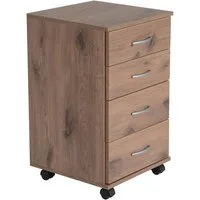 VOGL Möbelfabrik Rollcontainer Barrie, Bürocontainer, (1 St), verschiedene Ausführungen, mit Schubladen, Höhe 67 cm, Made in Germany