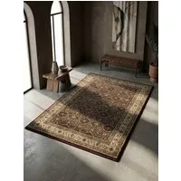 KADIMA DESIGN Teppich GEISLER Wohnzimmer Schlafzimmer Orientalisch Orient Waschbar Modern, Läufer, Höhe: 11 mm, Rot, 80x150 cm, Wohnzimmerteppich Esszimmer Waschbar