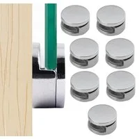 BAYLI Regal Spiegelaufhängung Clips, 8 x Spiegelklammern, Spiegelhalterung -