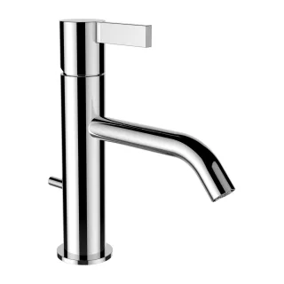 LAUFEN Waschtischarmatur Kartell LAUFEN Festauslauf Ausladung 135 mm mit Ablaufventil chrom H3113310041211