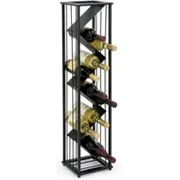 DanDiBo Weinregal Stehend 96693 Flaschenregal Weinständer Flaschenhalter Schmal Modern, Flaschenregal Weinständer Flaschenhalter Schmal Modern