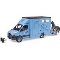 Bruder® Spielzeug-Transporter 02674 MB Sprinter Tiertransporter mit 1 Pferd
