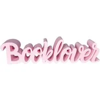Der Krämer Deko-Schriftzug "Booklover" Buch-Aufsteller Bücherregal Dekoration