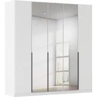 OTTO home Drehtürenschrank Kleiderschrank Schrank Garderobe AGORDO mit Dekor- oder Hochglanzfront (in zwei Griff-Farben, Breiten 91-405 cm) durchdachte Innenausstattung, in 8 Breiten und 2 Höhen MADE IN GERMANY