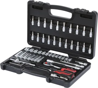 KS Tools 1/4" Steckschlüssel-Satz, 53-tlg - 911.0653