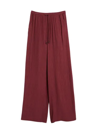 s.Oliver Red Label - Marlenehose mit weitem Bein rot - Gr. - 46