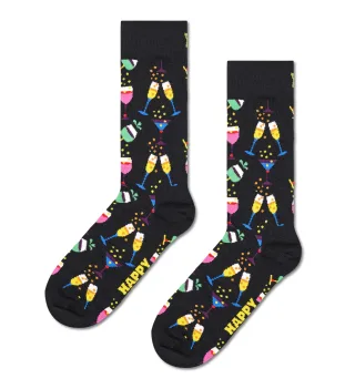 happy socks - Cheers Sock Schwarz - Gr. - 38