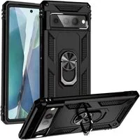 CoolGadget Handyhülle Armor Shield Case für Google Pixel 7 Pro 6,7 Zoll, Outdoor Cover Magnet Ringhalterung Handy Hülle für Pixel 7 Pro