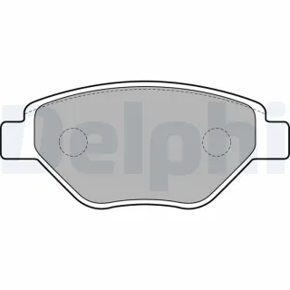 Delphi Bremsbel?ge vorne Renault Megane 2 1,4