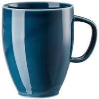 Rosenthal Becher Rosenthal Junto Ocean Blue Becher - Rund - R 7,8 cm, Porzellan