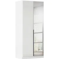 OTTO home Drehtürenschrank Kleiderschrank Kleiderschränke Schrank Garderobe AGORDO mit Glasfront (in zwei Griff-Farben, Breiten 91-405 cm) durchdachte Innenausstattung, in 8 Breiten und 2 Höhen MADE IN GERMANY