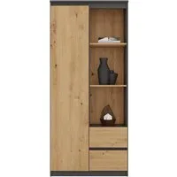 ibonto Bücherregal Robustes Standregal für Büro und Wohnzimmer Bücherregal