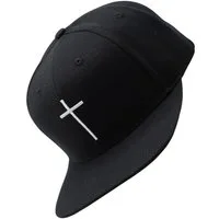 Bexxwell Snapback Cap mit Kreuz-Stickerei (optimale Passform, Unisex)