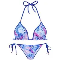 Vivance Triangel-Bikini mit stylischem Blätterprint