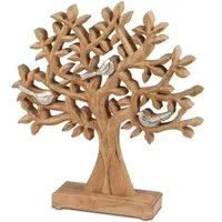 formano Skulptur Alu Mangoholz, auf Sockel, Natur, Baum, H: 33cm