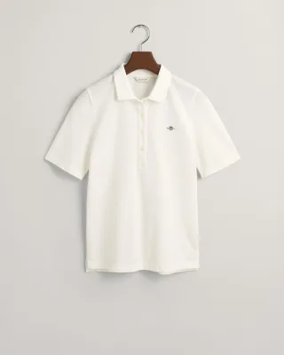 GANT - Shield Piqué Poloshirt eggshell - Gr. - XXL