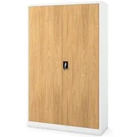 Jan Nowak Aktenschrank Metall Büroschrank abschließbar 115 cm JAN II 5 Böden Stahl (0,6 mm Wandmontage möglich PZH-zertifiziert 11 Farben) Aktenschrank Metall abschließbar 115 cm JAN II 5 Böden Stahl