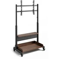 FITUEYES TV-Ständer, (bis 85 Zoll, mobiler Fernsehständer, höhenverstellbar, rollbar)