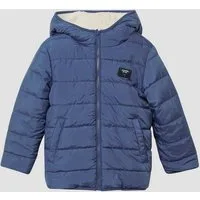 s.Oliver Funktionsjacke Outdoor-Jacke Wendejacke mit Steppung und kuscheligem Teddyplüsch