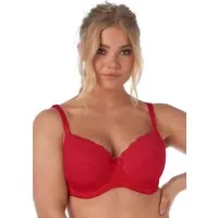 After Eden D-cup & up Bügel-BH LOIS verstellbare Träger, mit Schale, mit Bügel, mit Spitze, feminin