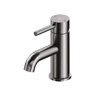 Steinberg Serie 100 Waschtisch-Einhebelmischer ohne Ablaufgarnitur, Gunmetal gebürstet 100 1010 BGM