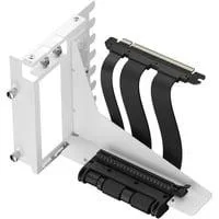 Flex 2 PCIe 4.0 x16 White, Halterung + Verlängerungskabel weiß/schwarz, 19,5cm