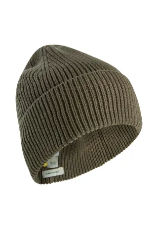 camel active - Beanie aus einem Baumwoll-Kaschmir Mix dark brown - Gr. - OS