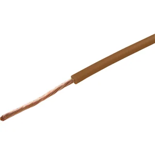 HERTH&BUSS Kabel, FLY, 1x 1,0mm², 50m braun - 51275107007