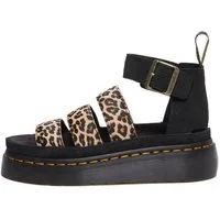 DR. MARTENS Clarissa II Quad spot hair on eh suede Sandale
