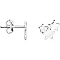 Sofia Milani Paar Ohrstecker Sterne, 925 Silber Damen Schmuck - E2487