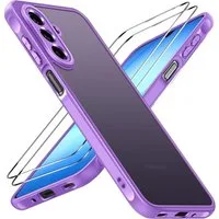 LuxusKollektion Handyhülle Handyhülle Panzerglas Stoßfest Samsung Galaxy A17 4G 5G Helllila