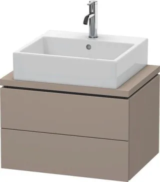 Duravit L-Cube Konsolenwaschtischunterbau wandhängend Basalt Matt 620x477x400 mm - LC580504343 LC580504343