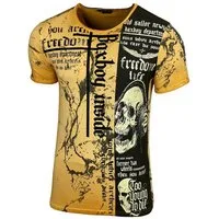 Baxboy T-Shirt Baxboy T-Shirt mit coolem Freedom Allover-Print B-116