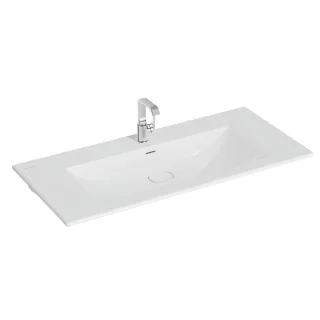 VitrA New Metropole Möbelwaschtisch wandgebunden rechteckig 120 x 53 cm mit Hahnloch,7540B403-7210 7540B403-7210