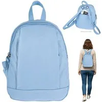 Alessandro Salvatore Cityrucksack Rucksack Damen Damenrucksack Kunstleder Handtasche, Reise Freizeitrucksack klein Freizeit Bürorucksack Olbia 4053 + Etui