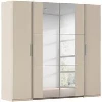 rauch Schwebetürenschrank Kleiderschrank Drehtürenschrank Schrank Garderobe KRONACH (in 3 Ausstattungen BASIC/CLASSIC/PREMIUM, Breiten 225/268/311/354 cm) Kombischrank optional mit 1 oder 2 Spiegel viele Böden MADE IN GERMANY