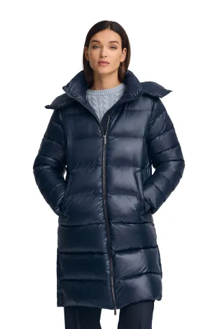 Jacke Olena marineblau mit Polo Club Logo