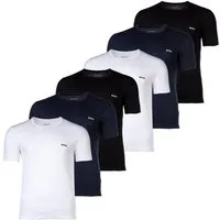 BOSS T-Shirt Herren T-Shirt 6er Pack Baumwolle (Packung, 6er Pack)