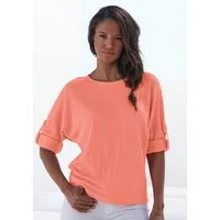 Vivance 2-in-1-Shirt sommerlich zum Krempeln aus bügelfreier Crêpe-Qualität