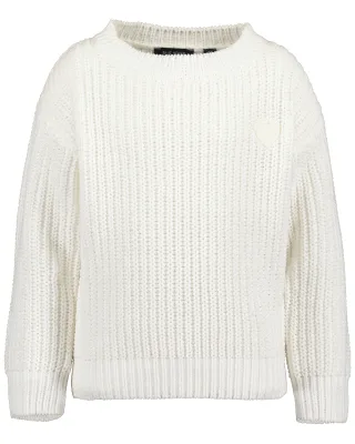 Blue Seven - kl Md Pullover, Rundhals cremefarben - Gr. - 92