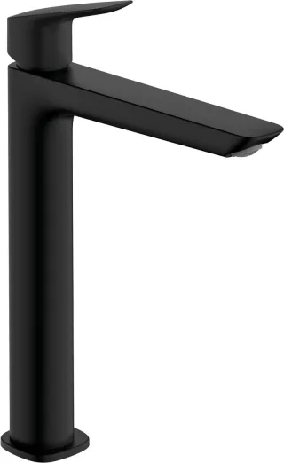 Hansgrohe Waschtischmischer 240 Logis Fine mit Zugstangen-Ablaufgarnitur Mattschwarz,71278670 71278670