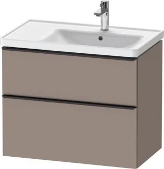Duravit D-Neo Waschtischunterbau wandhängend Basalt Matt 784x452x625 mm - DE43580BD430000 DE43580BD430000