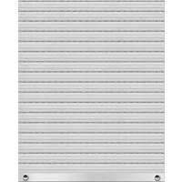 SCHELLENBERG Rollladenpanzer Set für Fenster, Mini System für 40 mm Stahlrohrwelle, Set, PVC Jalousie, in verschiedenen Größen erhältlich, grau