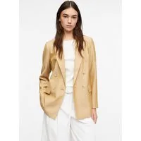 comma Jackenblazer Indoor-Blazer Blazer aus Leinenmix