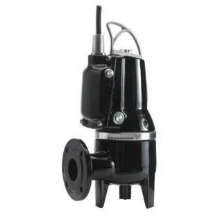Grundfos Schmutzwasserpumpe 96878475 400 V, 10 m, Grauguss, 65.09.E.2.50B, 0.90 kW