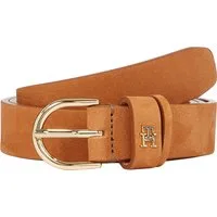 Tommy Hilfiger Ledergürtel ESSENTIAL EFFORTLESS 2.5 cm breit NUBUCK Größenverstellbar
