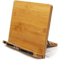 TUWENA Kochbuchhalter Holz Einstellbar Faltbar Leseständer Buchhalter Cookbook Stand